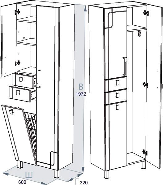 Пенал triton диана 60