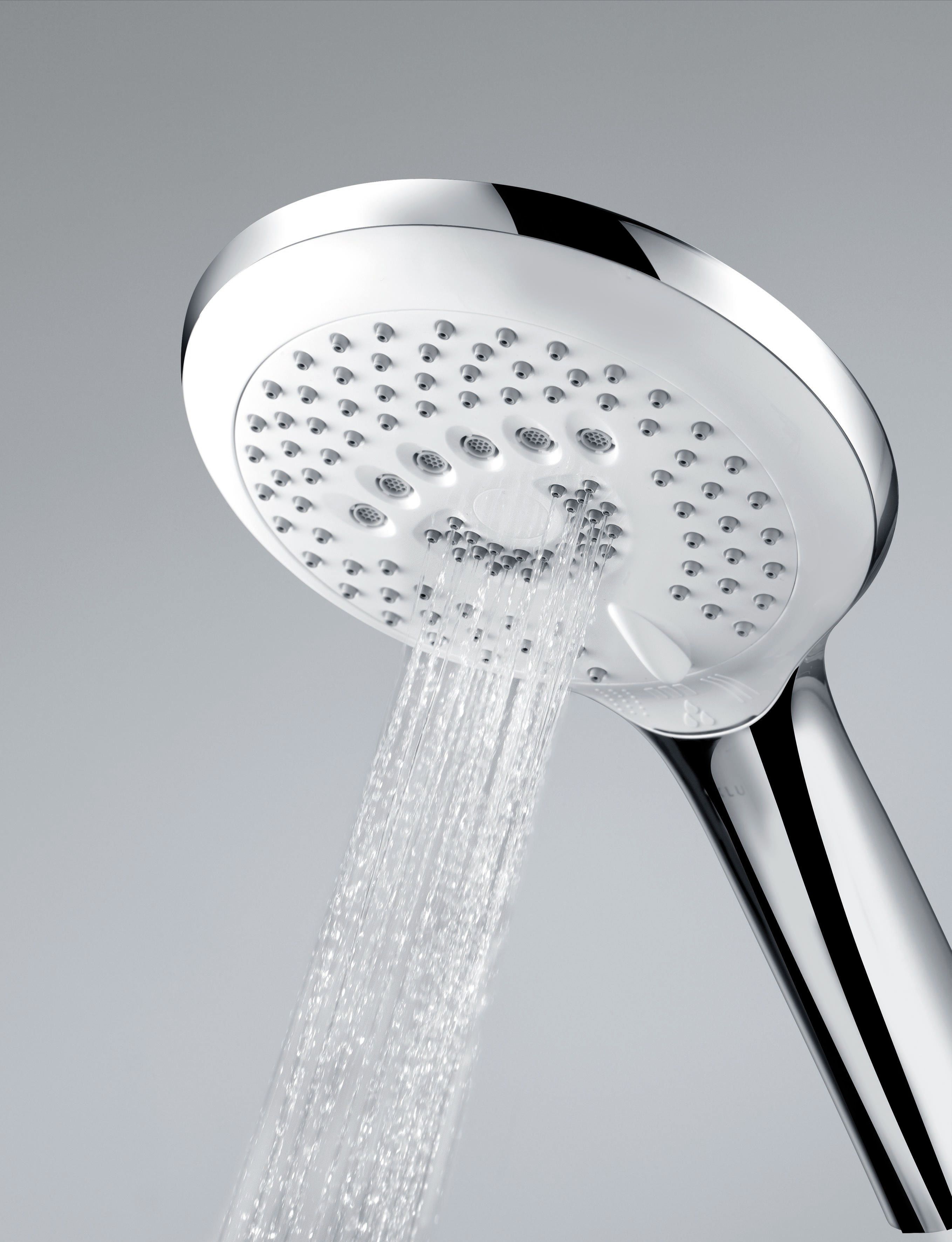 KLUDI FRESHLINE Dual-Shower-System – Chrom/weiß, Mit 250 Mm Brausekopf & Handbrause